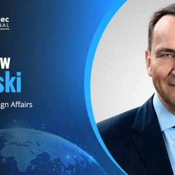 Radosław Sikorski headshot. Poland's foreign minister on NATO counter-drone technology