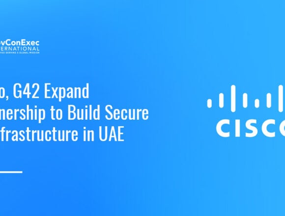 Cisco logo. Cisco and G42 expanded their collaboration to build a secure AI infrastructure in the UAE.