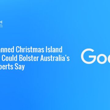 Googe's logo. A Google spokesperson said more information about the Christmas Island project will be revealed soon