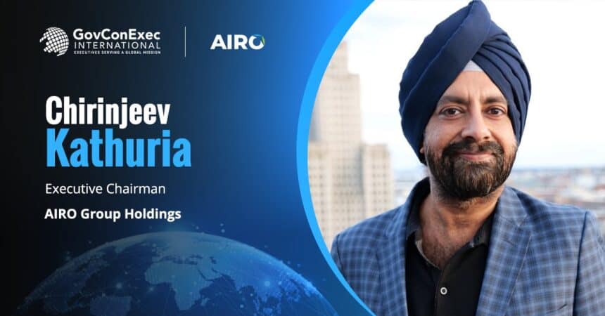 AIRO Chairman Chirinjeev Kathuria. AIRO Group Holdings and Nord-Drone have agreed to form the AIRO Nord-Drone joint venture.