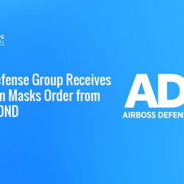 ADG logo. AirBoss Defense Group has received an order from the Canadian Department of National Defense for low burden masks.