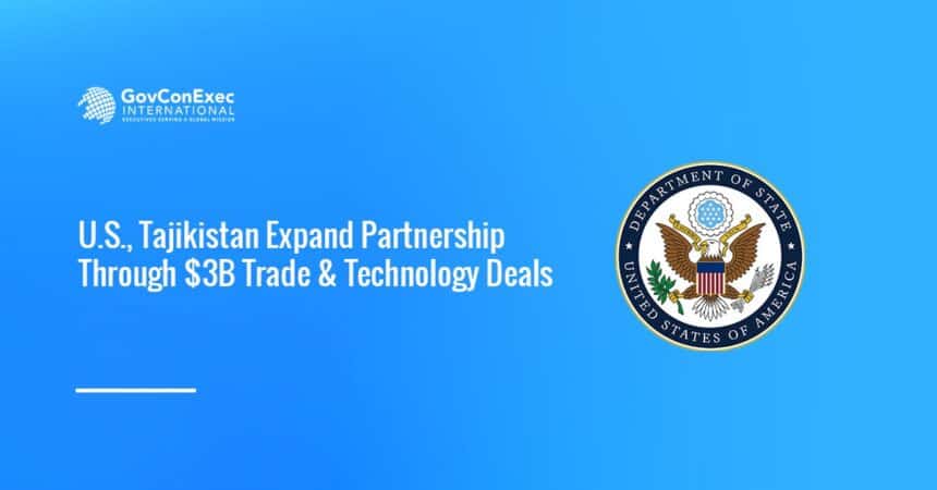 us-tajikistan-trade-technology-deals-partnership State Department seal. The U.S. and Tajikistan have expanded their partnership through trade and technology deals.