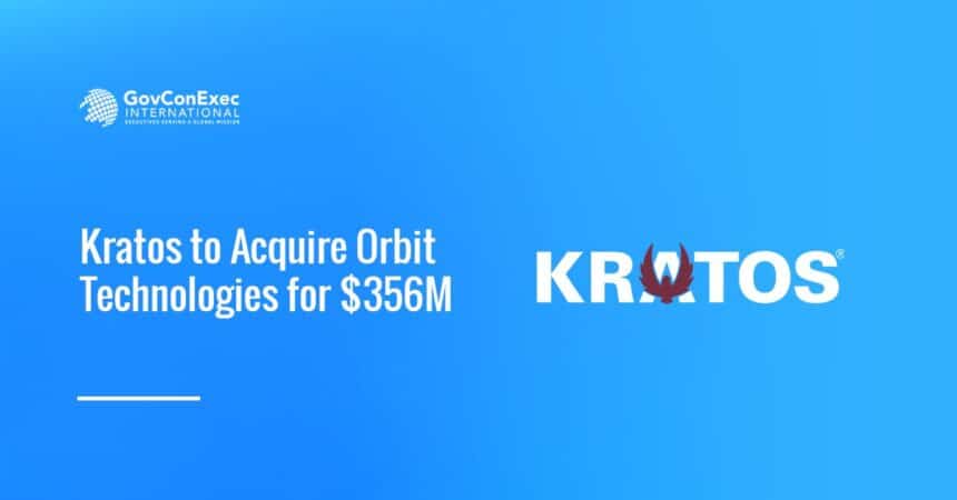 Kratos Defense & Security Solutions logo. Kratos will acquire Israel-based Orbit Technologies for $356.3 million.