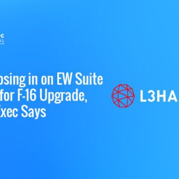 Logo of L3Harris Technologies. L3Harris executive David Nyikos said Greece will decide on the EW for its F-16 fleet soon