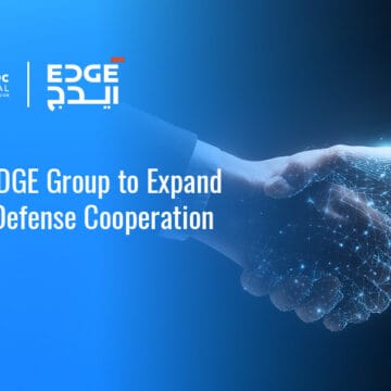 EDGE Group logo. UAE's EDGE Group and South Korea's Hanwha Aerospace agree to deepen defense cooperation.