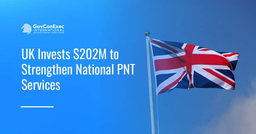 United Kingdom's flag. The U.K. government announced an investment package to strengthen the nation's PNT