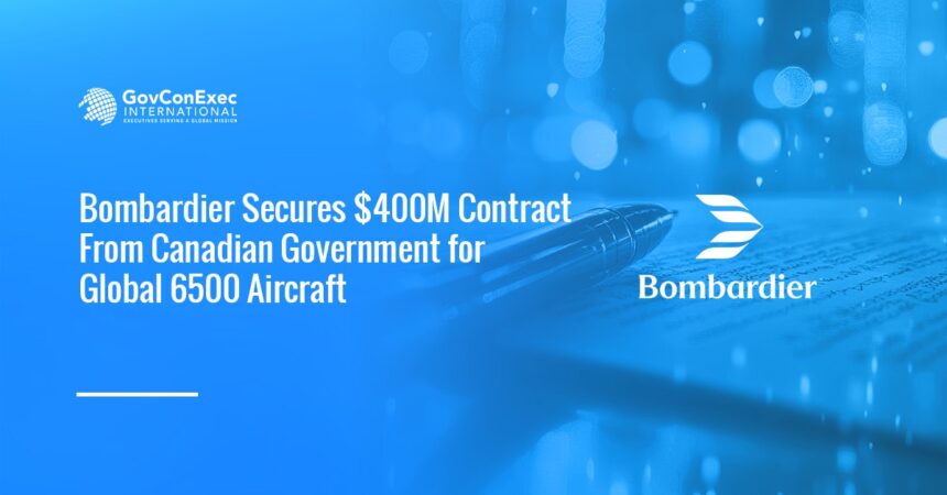 bombardier-canada-contract-award-dia-global-6500-aircraft Bombardier's logo. Bombardier will begin delivering Global 6500 aircraft to RCAF in 2027.