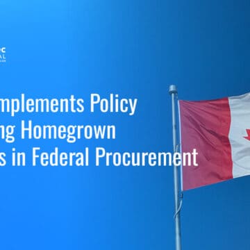 canada-buy-canadian-policy-domestic-industries Canadian flag. Canada has implemented the Buy Canadian Policy to prioritize domestic industries.
