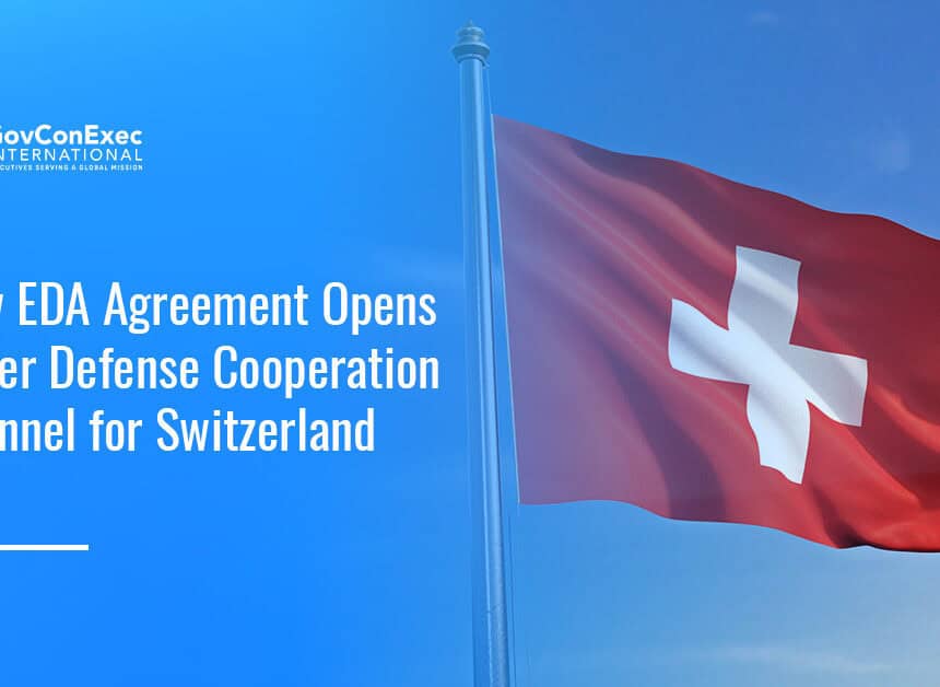 eu-swiss-eda-expanded-cooperation Swiss flag. The revised EDA administrative arrangement gives Switzerland structured access to more EU defense programs.
