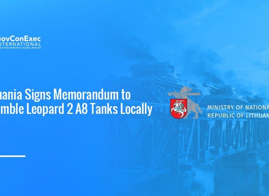 lithuania-leopard-2-a8-tank-assembly-memorandum Ministry of National Defence logo. Lithuania has signed a memorandum to assemble and maintain Leopard 2 A8 tanks locally.