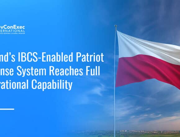 The flag of Poland. Poland's IBCS-enabled Patriot has reached a new milestone