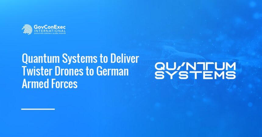 quantum-systems-twister-drone-german-armed-forces Quantum Systems logo. The German military has selected Quantum Systems to deliver Twister drones.