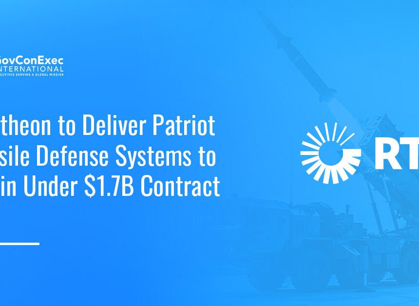 Raytheon's logo. Raytheon secured a contract from the Spanish government