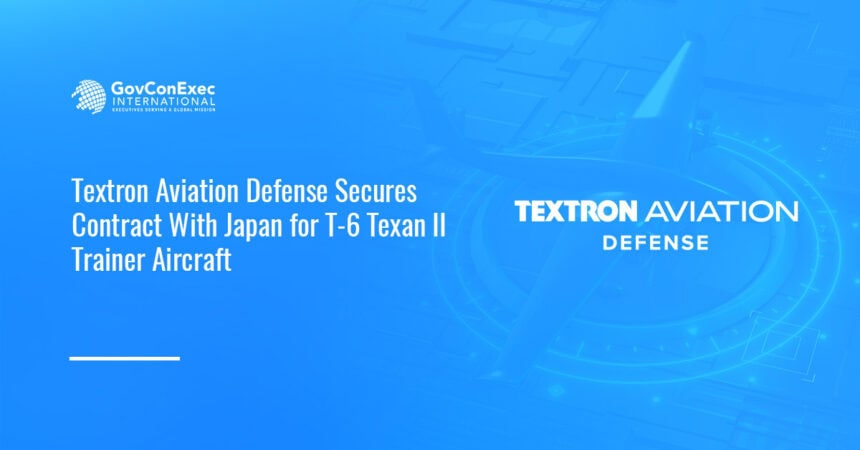 Textron Aviation Defense's logo. Textron Aviation Defense secured a contract from the Japanese government