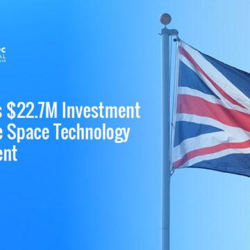 United Kingdom's flag. The U.K. government announced an investment of $22.7 million on 17 space technology projects