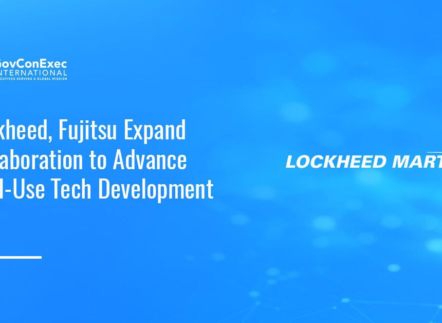 Lockheed Martin logo. Lockheed and Fujitsu signed an MOU to accelerate the development of dual-use technologies.