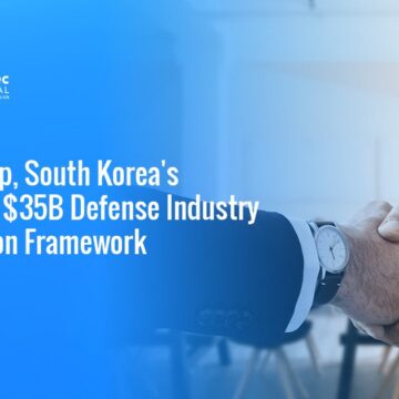 Handshake. EDGE Group and the Defense Acquisition Program Administration signed a defense industry cooperation framework.