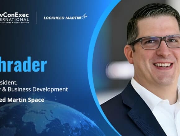 Jeff Schrader, VP at Lockheed Martin Space. Schrader commented about his company's partnership with Mitsubishi Electric