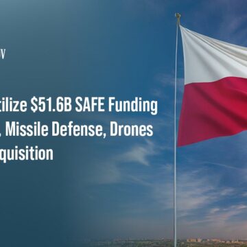 The Polish flag. Poland has detailed how it intends to use its SAFE funding