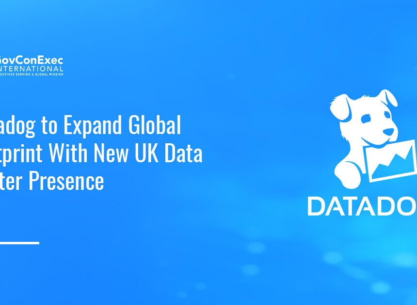 Datadog logo. Datadog plans to establish a new data center presence in the United Kingdom.