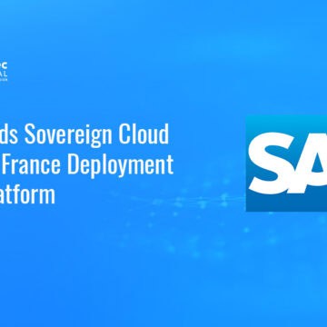 sap-france-bleu-sovereign-cloud-security SAP logo. SAP deploys sovereign cloud for France using Bleu's cloud platform.