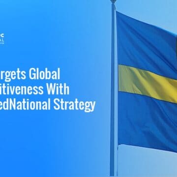 Swedish flag. Sweden has unveiled its first comprehensive national artificial intelligence strategy.