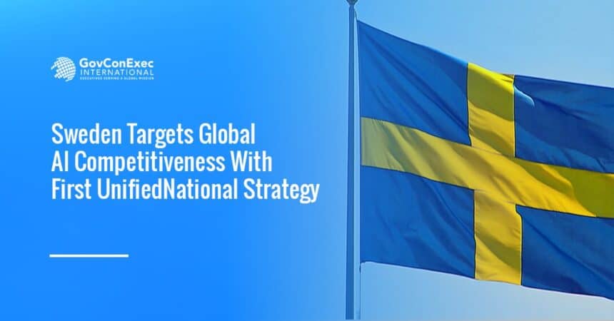 Swedish flag. Sweden has unveiled its first comprehensive national artificial intelligence strategy.