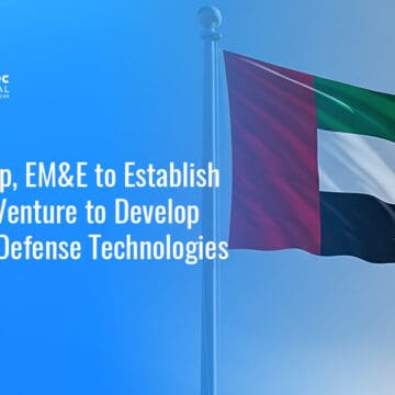 United Arab Emirates flag. EDGE Group and EM&E Group will establish a joint venture in the UAE