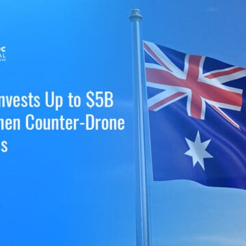 Australia flag. Australia has allocated up to $5 billion for the development and deployment of counter-drone technologies.