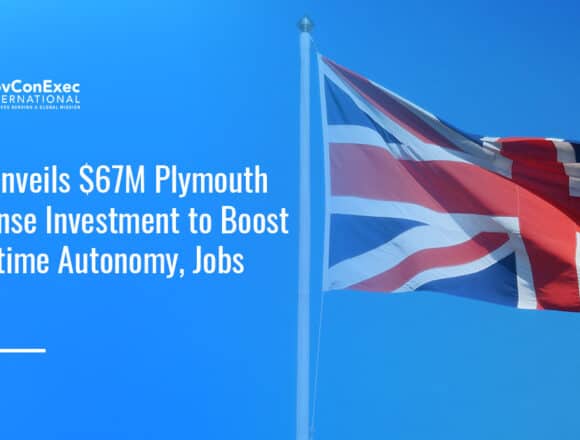 uk-flag-plymouth-defense-growth-deal-maritime-autonomy British flag. New U.K. defense investment supports maritime drones, workforce training and industrial growth.