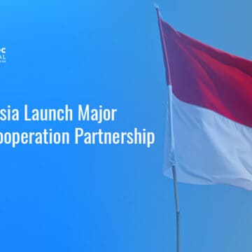 Indonesia flag. The U.S. and Indonesia launch a major defense cooperation partnership.