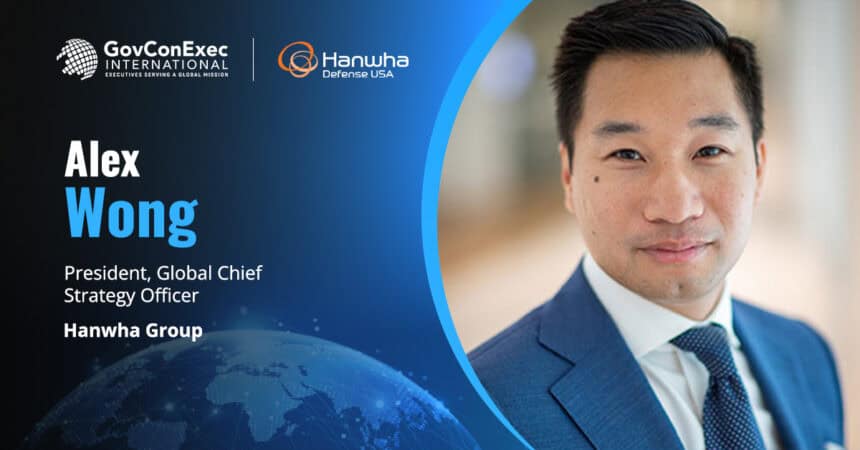 Alex Wong, president and global chief strategy officer at Hanwha Group. Wong spoke about the U.S. alliance with South Korea