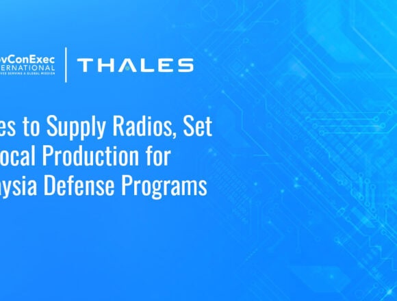 Thales logo. Thales will supply tactical radios and establish a local production line in Malaysia.