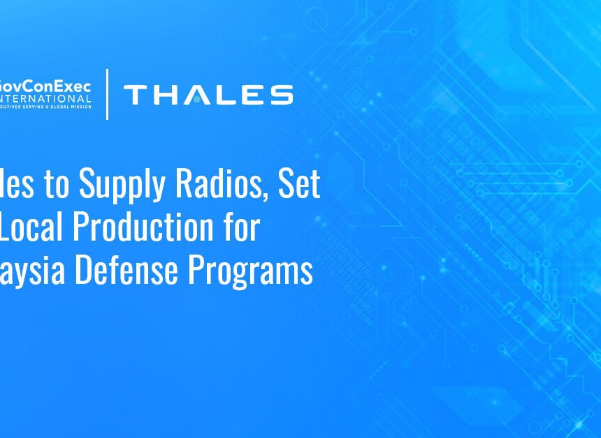Thales logo. Thales will supply tactical radios and establish a local production line in Malaysia.