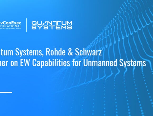 quantum-systems-rohde-schwarz-ew-uavs-partnership Quantum Systems logo. Quantum Systems and Rohde & Schwarz have partnered to integrate EW capabilities into unmanned systems.