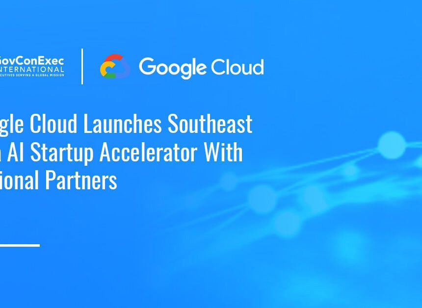 Google Cloud logo. The company has launched a Southeast Asia AI startup accelerator with regional agencies.