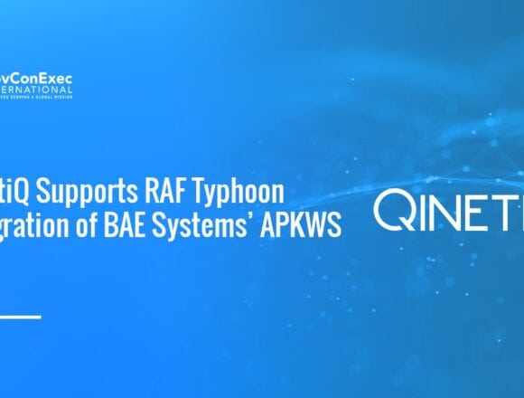 QinetiQ logo. QinetiQ supported RAF and BAE Systems in integrating and testing APKWS on Typhoon aircraft for counter-drone op