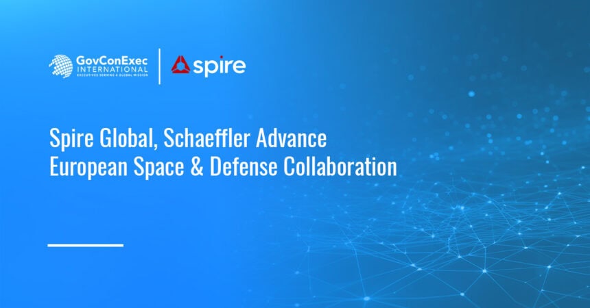 Spire Global logo. Spire Global and Schaeffler have partnered to advance European space and defense capabilities.