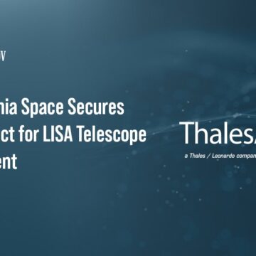 Thales Alenia Space logo. ESA has awarded Thales Alenia Space a contract to develop telescopes for the LISA mission.