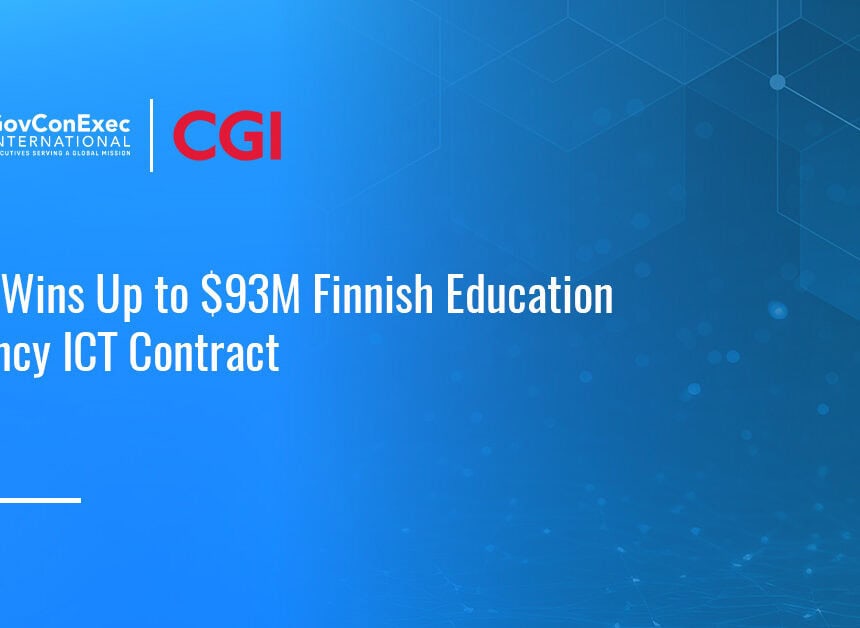 cgi-finnish-education-agency-largest-ict-procurement CGI logo. The Finnish National Agency for Education selected CGI to modernize and support Studyinfo.
