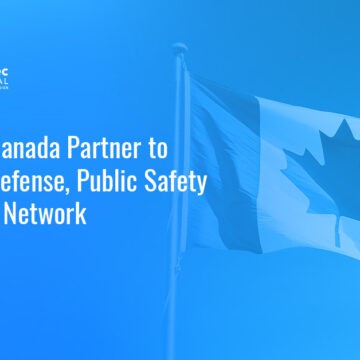 Canada flag. Ericsson has partnered with the Canadian government on national 5G innovation network.
