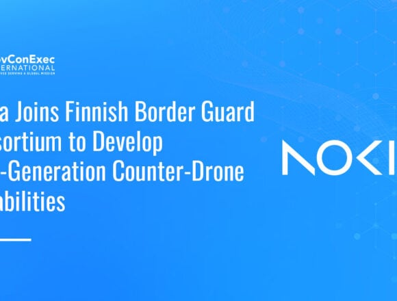 Nokia logo. The company has joined a Finnish Border Guard-led consortium to develop an integrated counter-UAS capability.