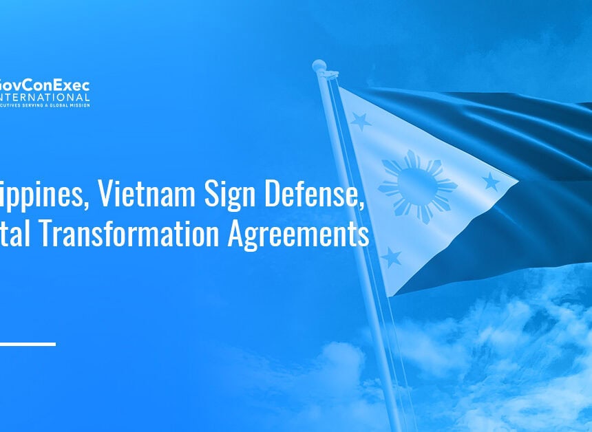 Philippine flag. The Philippines and Vietnam signed defense, digital transformation, tourism and education agreements.