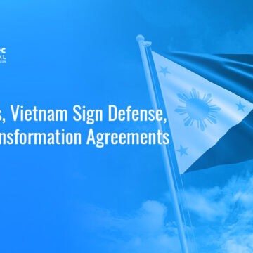 Philippine flag. The Philippines and Vietnam signed defense, digital transformation, tourism and education agreements.