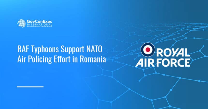 RAF logo. Operation Biloxi has placed RAF personnel in Romania to support NATO air defense missions through August.