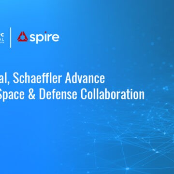 Spire Global logo. Spire Global and Schaeffler have partnered to advance European space and defense capabilities.