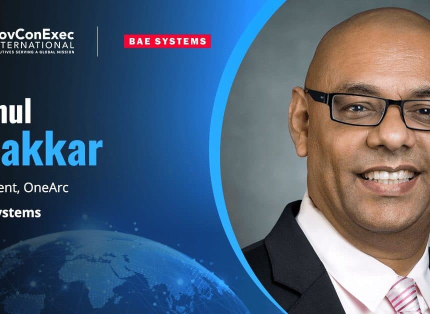 thakkar-bae-systems-onearc-indra-simulation-partner Rahul Thakkar. The OneArc president discussed the company's partnership with Indra Group to develop training simulators.