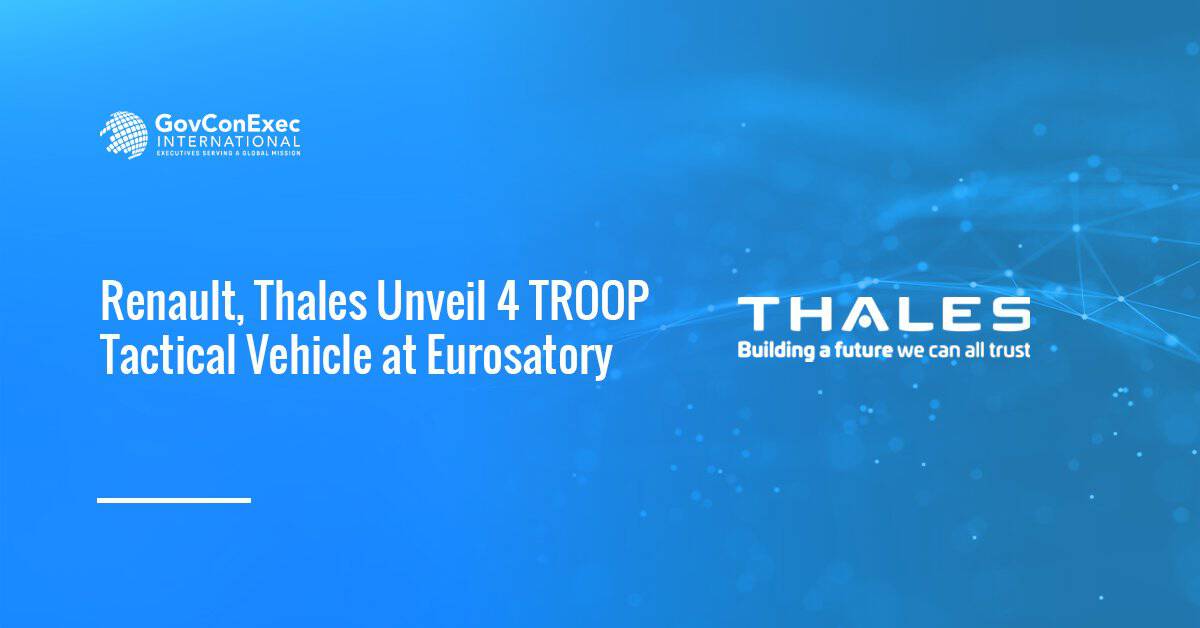 Renault, Thales Unveil 4 TROOP Tactical Vehicle at Eurosatory