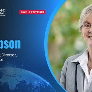Andrea Thompson. The BAE Systems executive commented on the company's partnership with NEC to advance Japan's cyber defense.