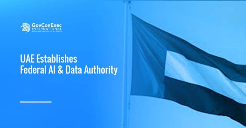 uae-federal-authority-artificial-intelligence-data UAE flag. The UAE has established the Federal Authority for Artificial Intelligence and Data.